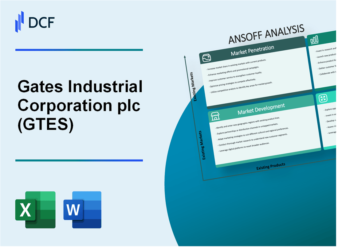Gates Industrial Corporation plc (GTES) ANSOFF Matrix