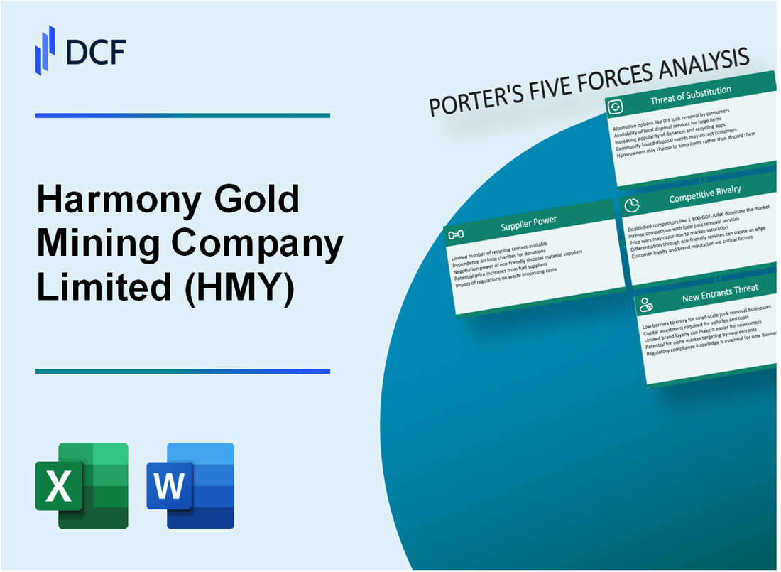 Harmony Gold Mining Company Limited (HMY) Porter's Five Forces Analysis