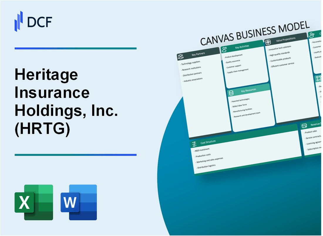 Heritage Insurance Holdings, Inc. (HRTG) Business Model Canvas