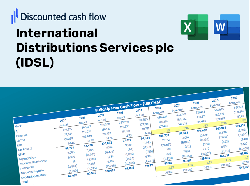 International Distributions Services plc (IDSL) DCF Valuation