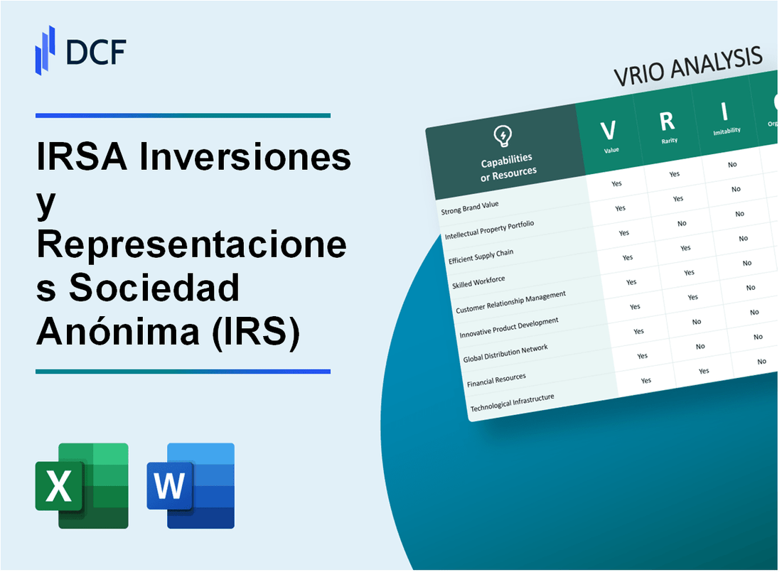 IRSA Inversiones y Representaciones Sociedad Anónima (IRS) VRIO Analysis