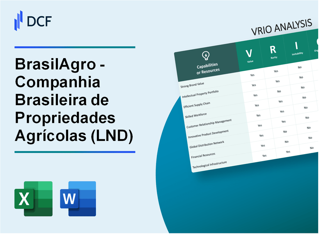 BrasilAgro - Companhia Brasileira de Propriedades Agrícolas (LND) VRIO Analysis