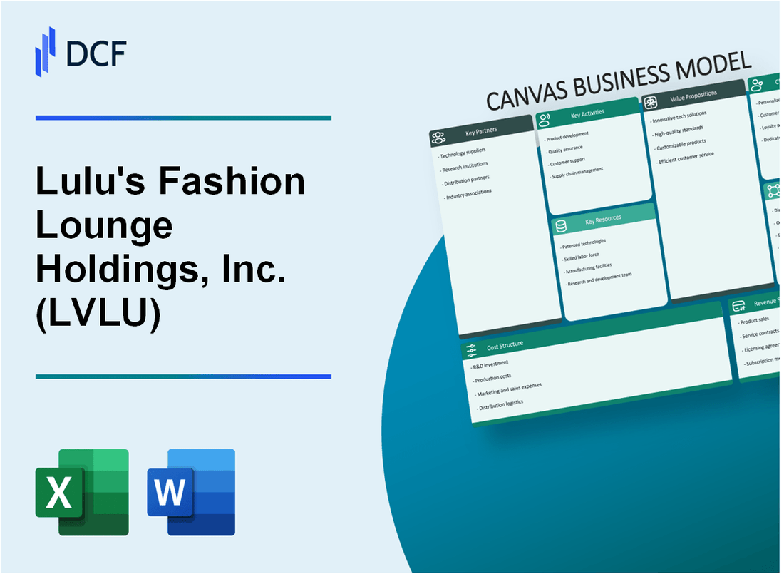 Lulu's Fashion Lounge Holdings, Inc. (LVLU) Business Model Canvas
