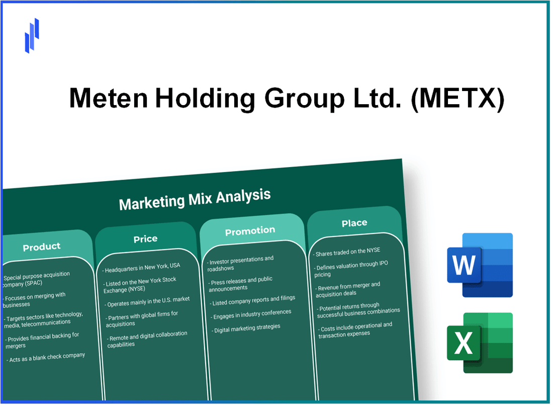 Marketing Mix Analysis of Meten Holding Group Ltd. (METX)