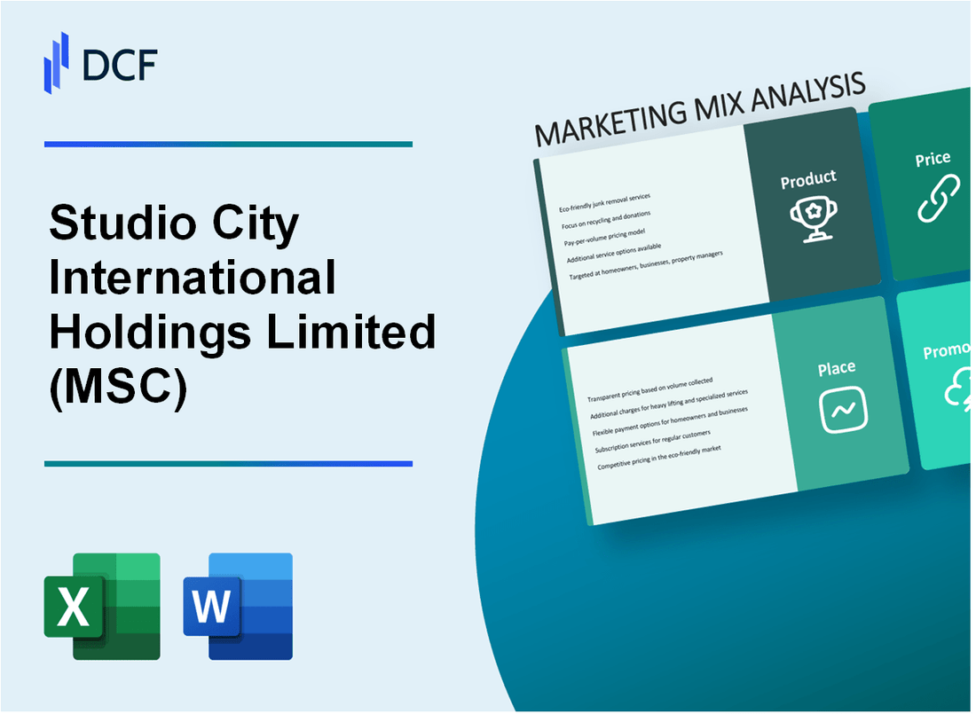 Studio City International Holdings Limited (MSC) Marketing Mix