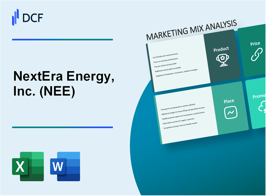 NextEra Energy, Inc. (NEE) Marketing Mix