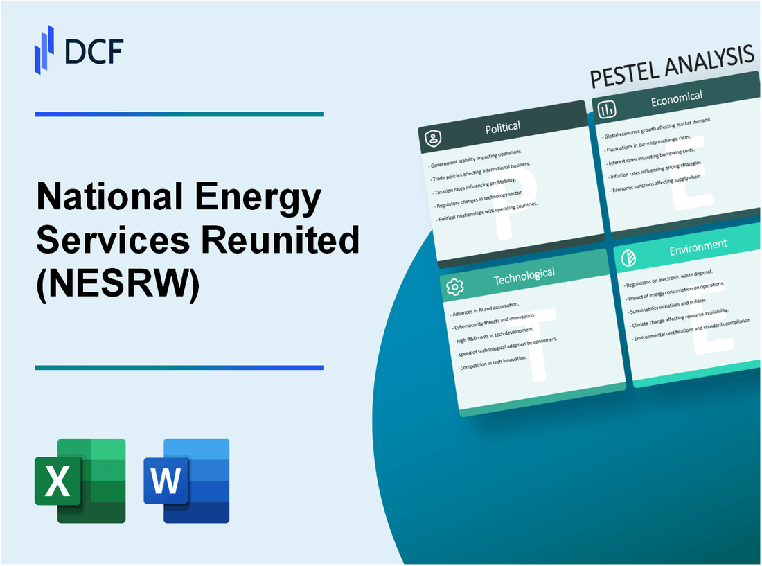 National Energy Services Reunited Corp (NESRW): PESTEL Analysis