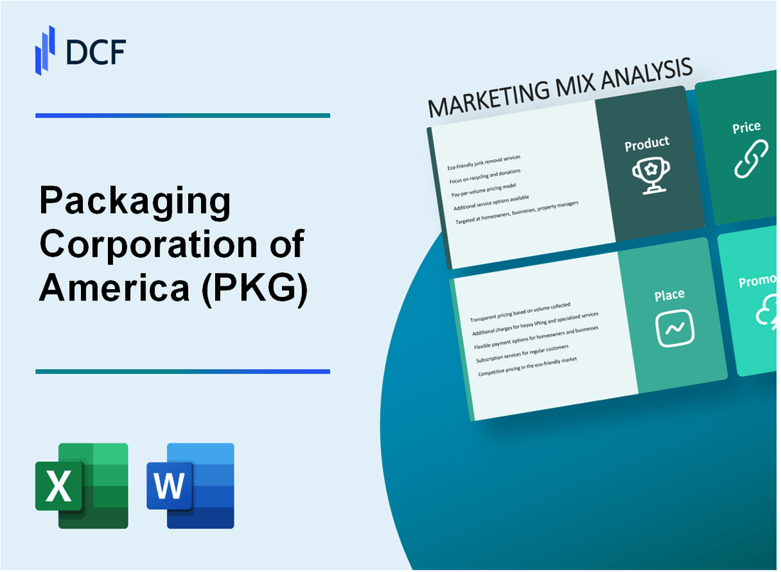 Packaging Corporation of America (PKG) Marketing Mix