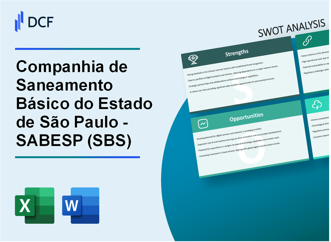 Companhia de Saneamento Básico do Estado de São Paulo - SABESP (SBS) SWOT Analysis
