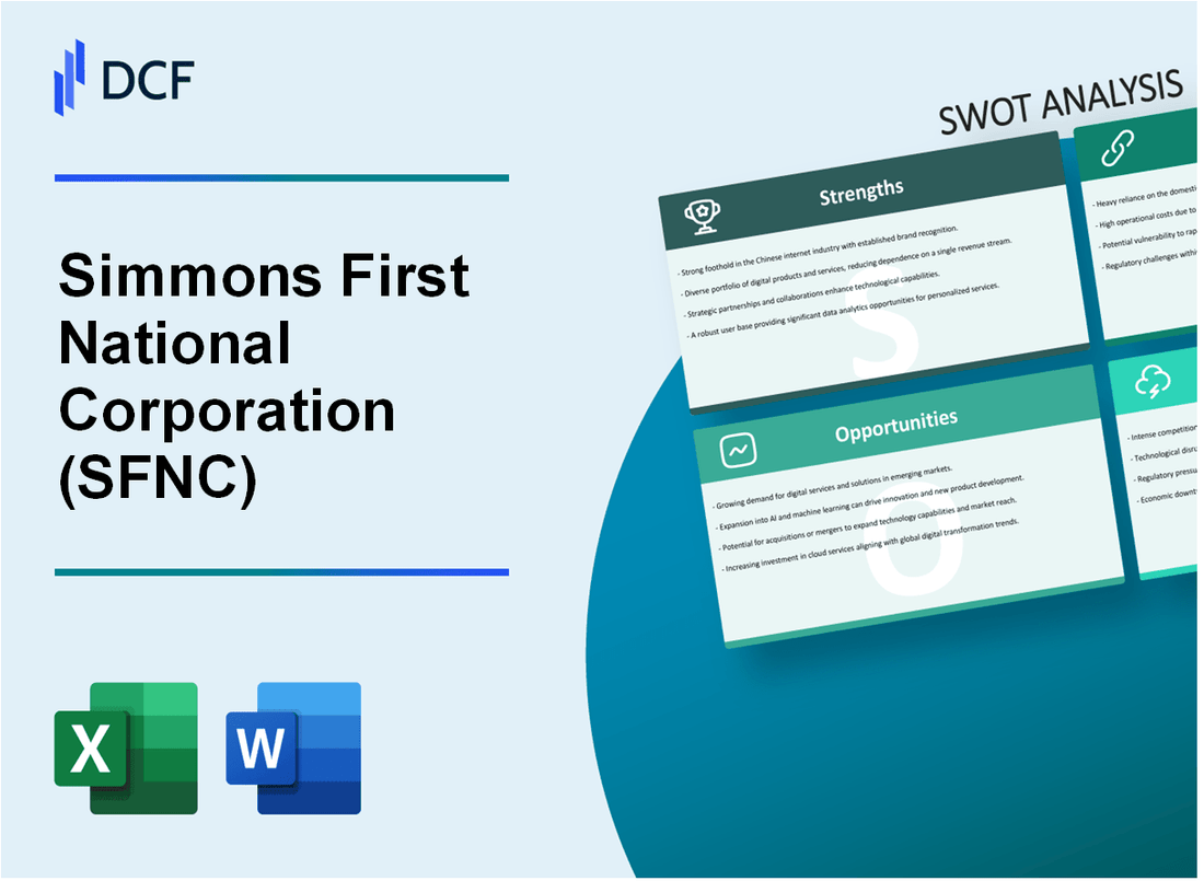 Simmons First National Corporation (SFNC) SWOT Analysis