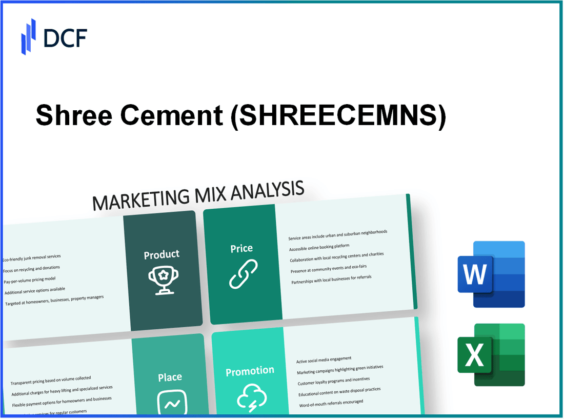 Shree Cement Limited (SHREECEM.NS): Marketing Mix Analysis