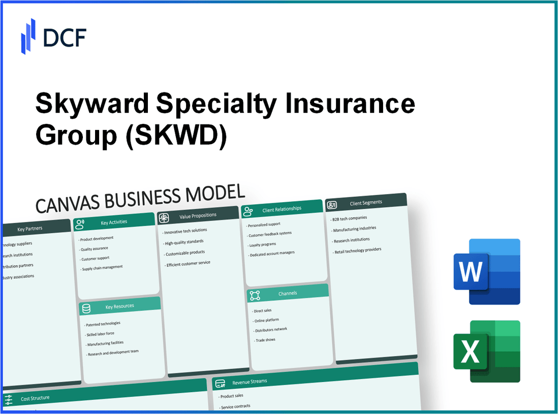Skyward Specialty Insurance Group, Inc. (SKWD): Canvas Business Model
