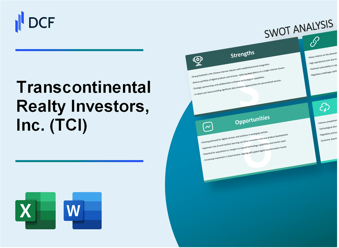 Transcontinental Realty Investors, Inc. (TCI) SWOT Analysis