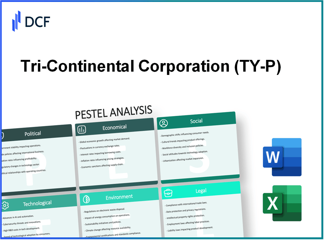 Tri-Continental Corporation PFD $2.50 (TY-P): PESTEL Analysis