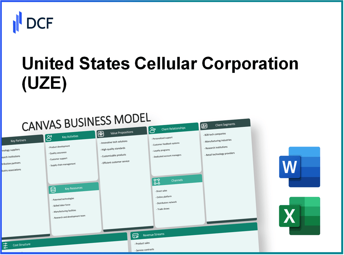 United States Cellular Corporat (UZE): Canvas Business Model