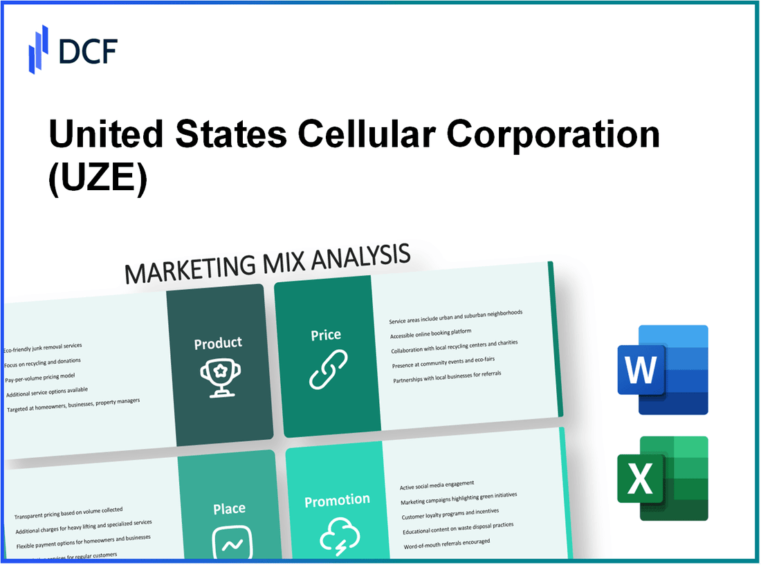 United States Cellular Corporat (UZE): Marketing Mix Analysis