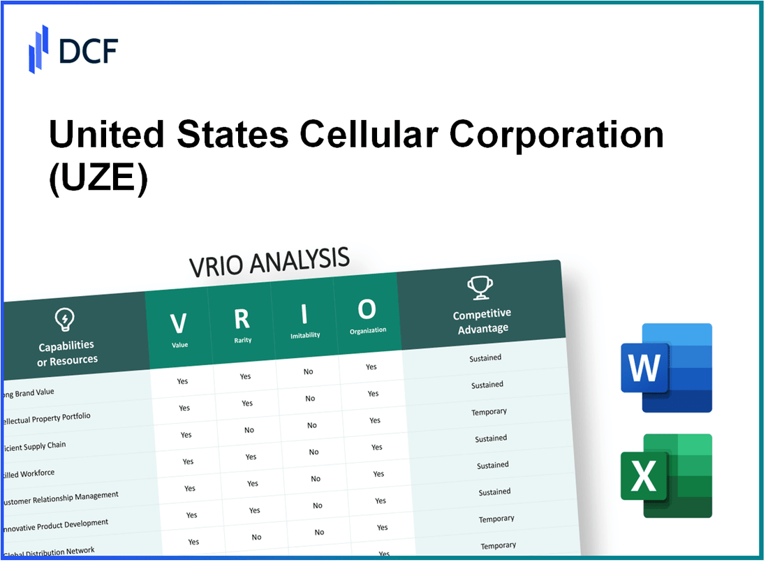 United States Cellular Corporat (UZE): VRIO Analysis