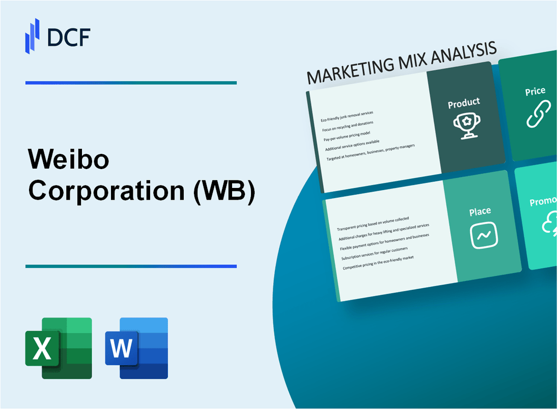 Weibo Corporation (WB) Marketing Mix