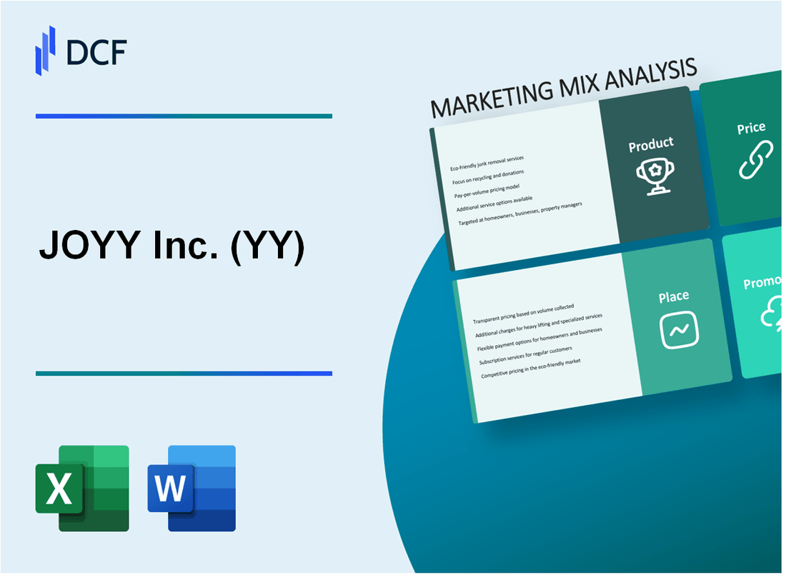 JOYY Inc. (YY) Marketing Mix